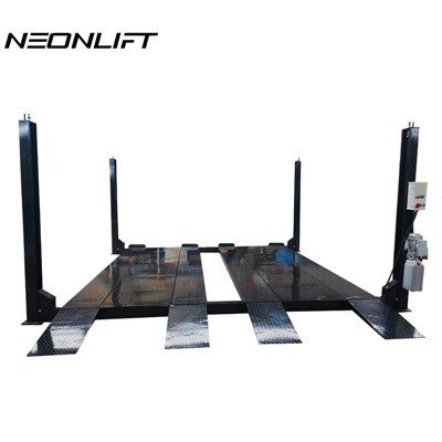 Dört Direkli Dört Araçlık Park Asansörü