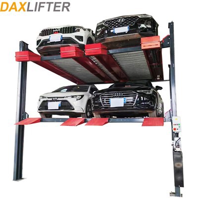 Hidrolik 6 Araçlık Park Rafı